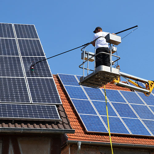 Solarreinigung Landwirtschaft